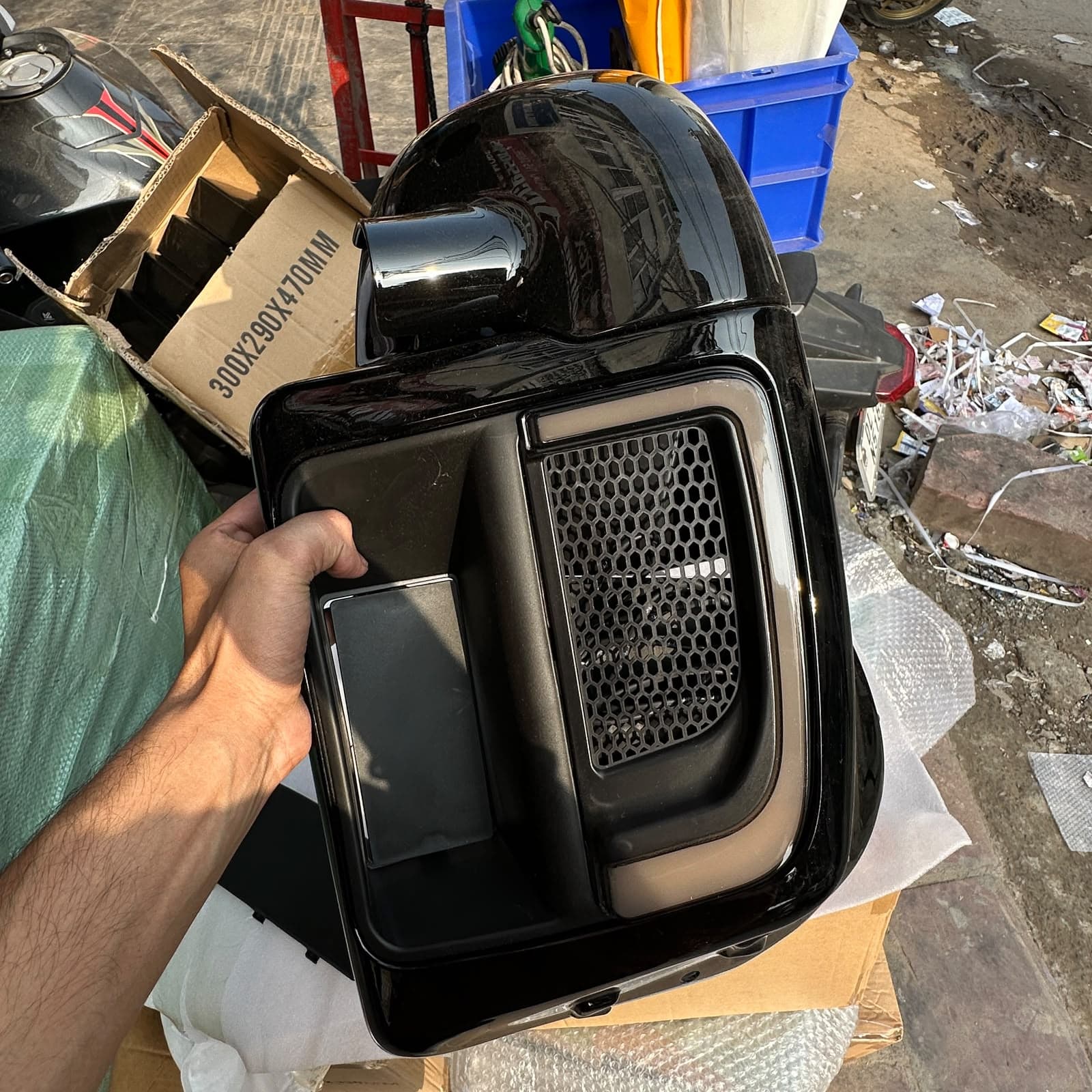 Lower Fairing Cover With DRL Light