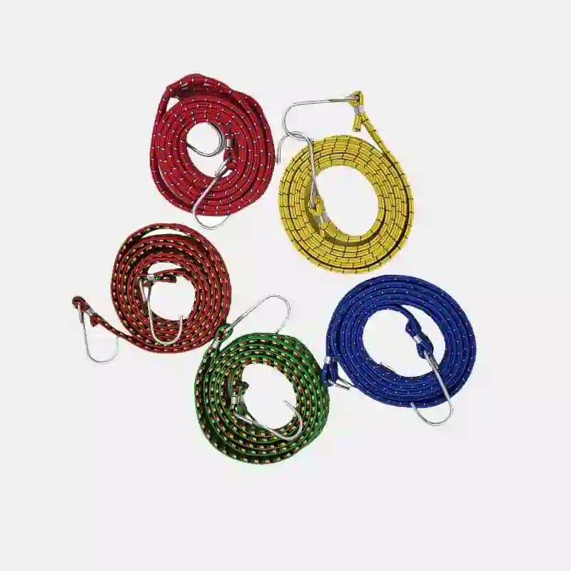 Bungee Cord Printed With Metal Hook Premium Rope 1.5 Metre 