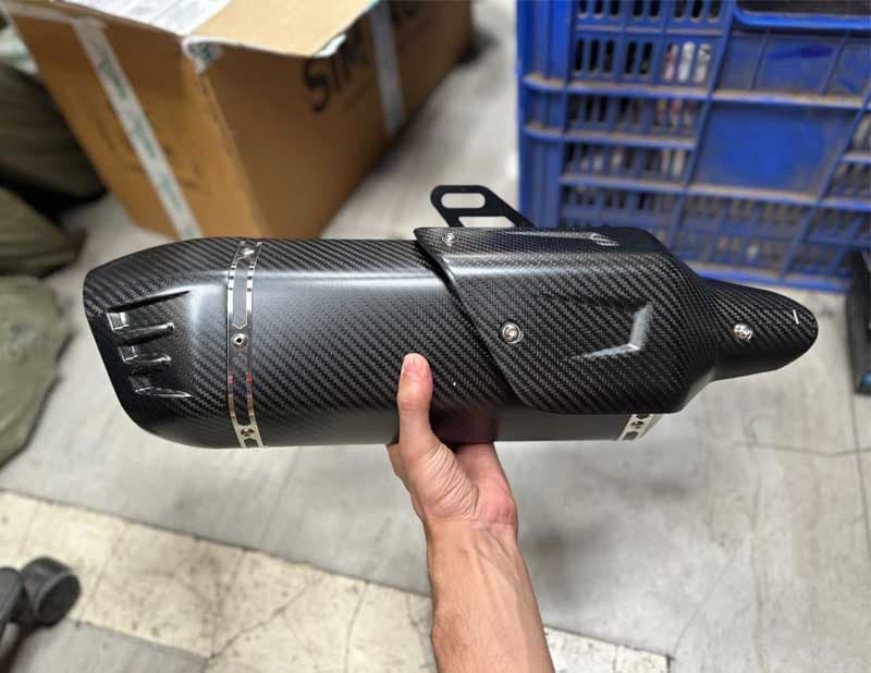 Carbon Fiber Big Double Barrel Exhaust
