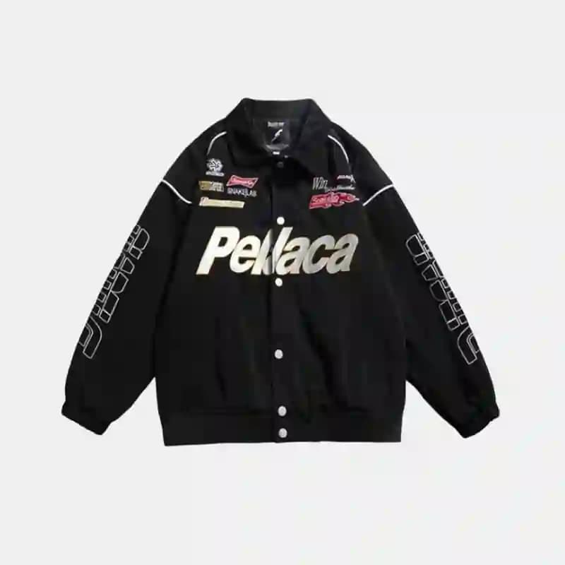 Riding Jacket Men Motorcycle Coat Jackets (black)