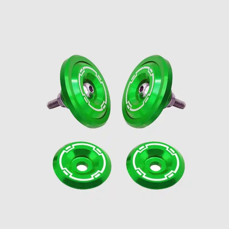 Frame Fairing Bolt Hole Cap Cover Plug For Kawasaki Z900 Green
