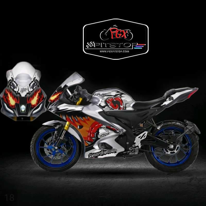 FULL BODY DECALS FOR YAMAHA R15 V4