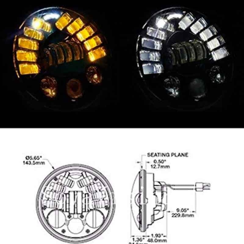 Head Light 5.75 Inch JW Speaker