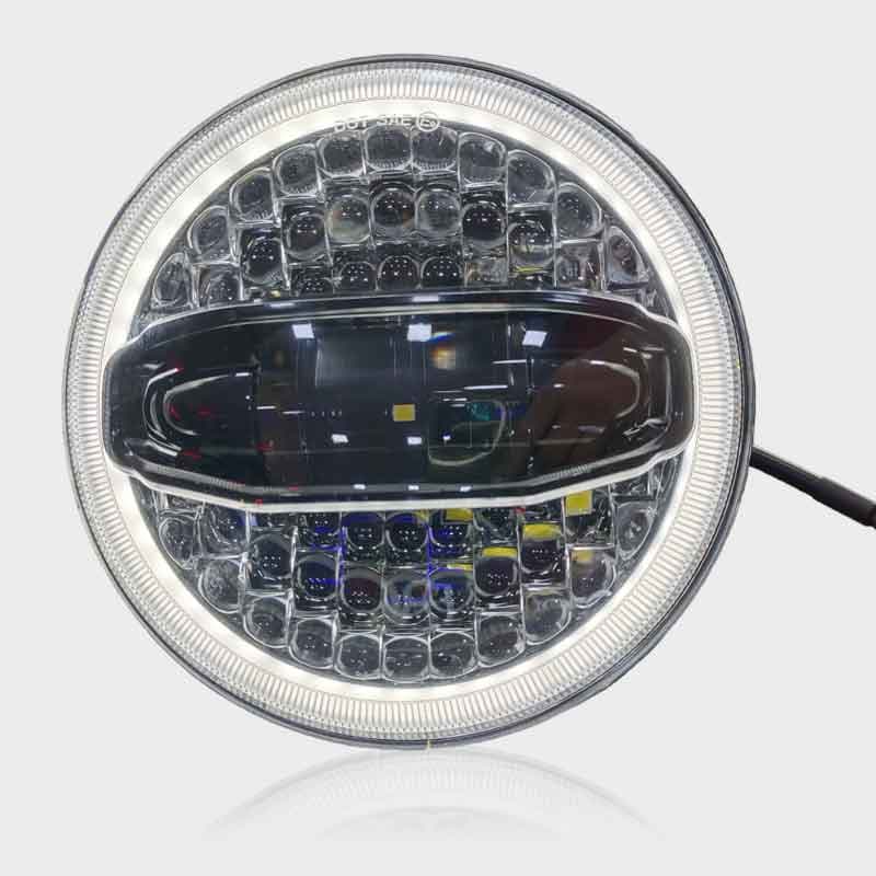 Head Light 7 Inch Crystal Style