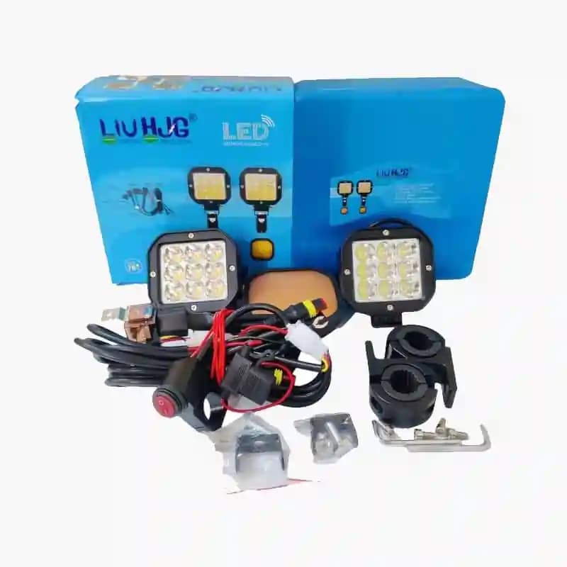 HJG 9 CREE LED Foglight With Wiring Harness