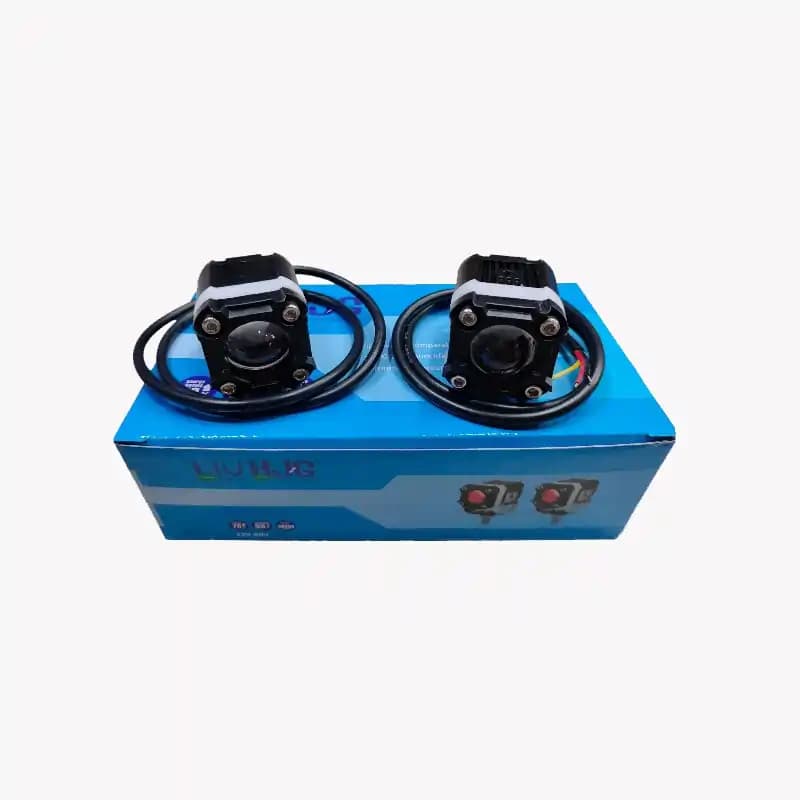 HJG Single Lens Fog Lamp With Red DRL