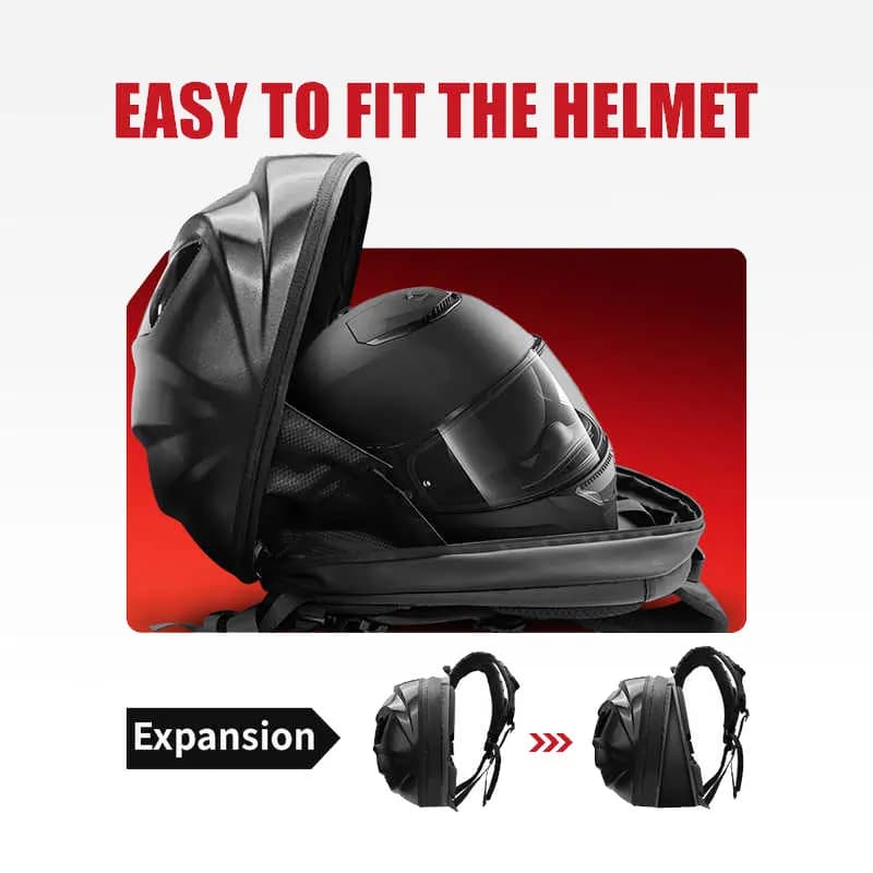 LED Helmet DIY programmable Motorcycle Riding Backpacks