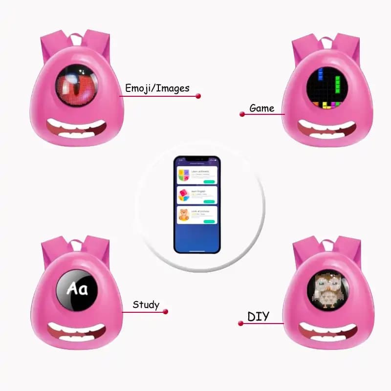LED Kids Bag With Eye Big Size