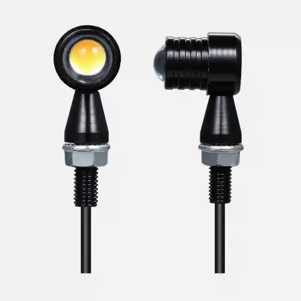 Mini JET LED Turn Signal Indicator CNC Metal Amber Colour