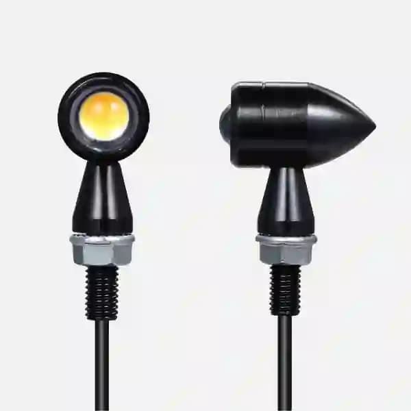 Mini JET LED Turn Signal Indicator CNC Metal Amber Colour