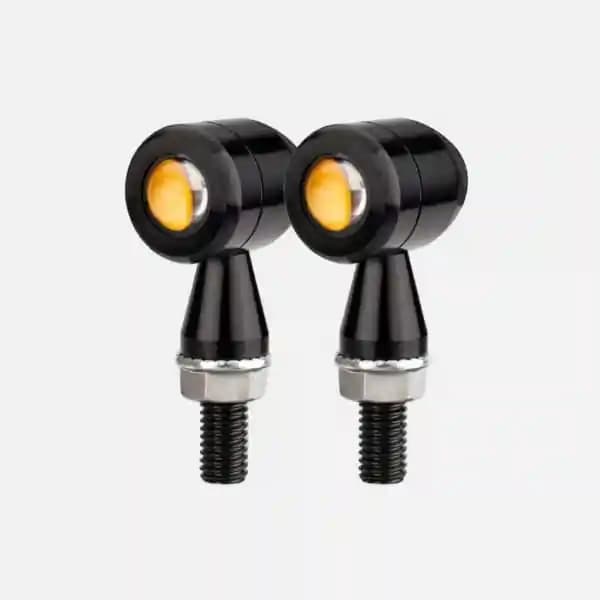 Mini JET LED Turn Signal Indicator CNC Metal Amber Colour