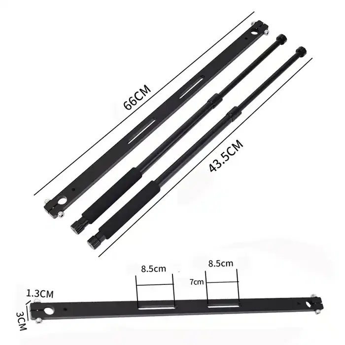 Motocycle Flag Pole With LED (With indian Flag)