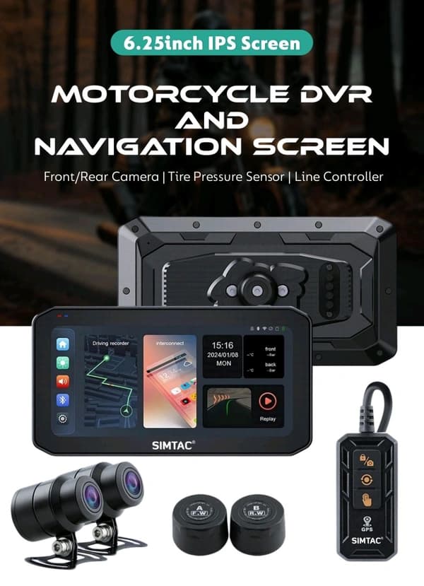 Simtac DVR and Navigation screen 