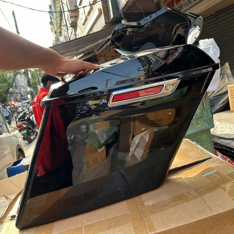 Side Boxes Harley Style 2pc