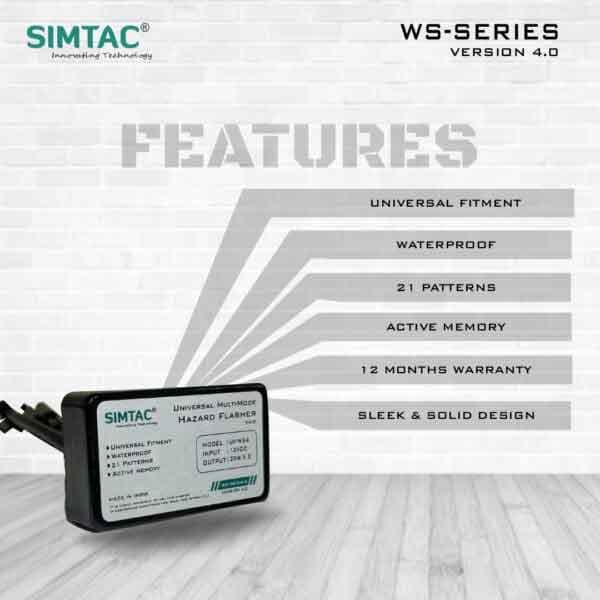 Simtac Hazard Module 4 wire with Switch