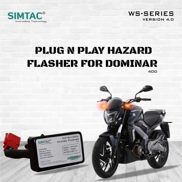 Simtac Hazard System for BAJAJ Dominar 400