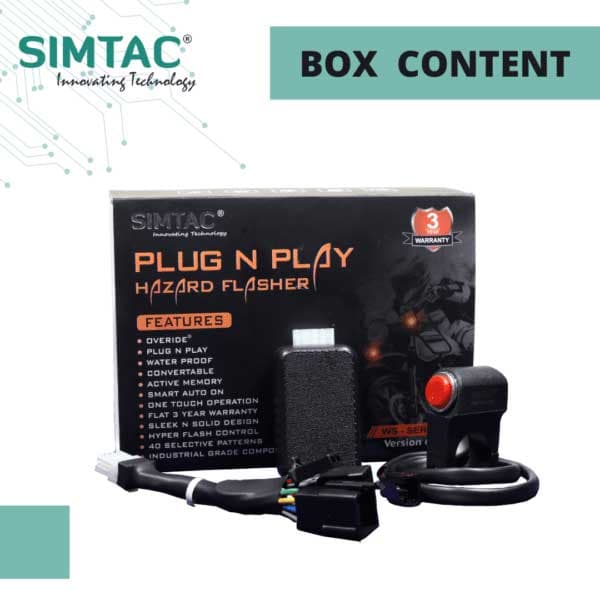 SIMTAC Hazard System For BAJAJ Dominar BS4/BS6 V6.0