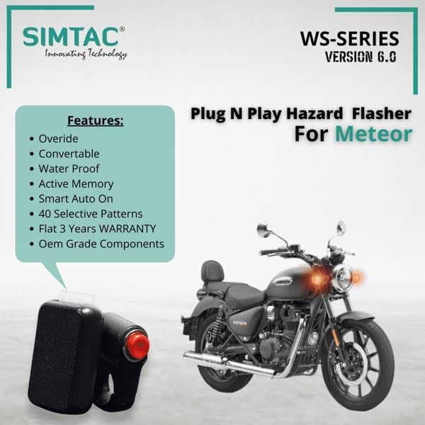 SIMTAC Hazard System For Royal Enfield Meteor V6.0