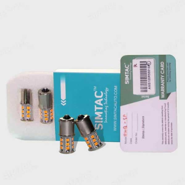 Simtac LED Indicator Bulb Set of 4 Straight Pin