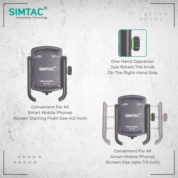 Simtac Mobile Holder with Charger