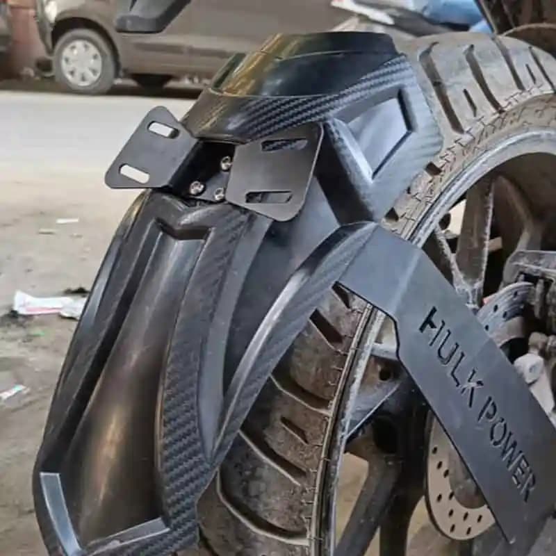 Tyre Hugger With Metal Rod Both side Universal