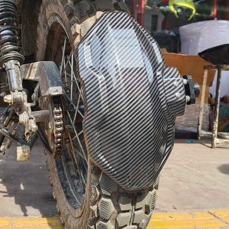 Tyre Hugger with Metal Rod Carbon