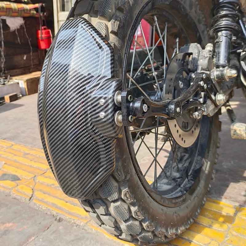 Tyre Hugger with Metal Rod Carbon