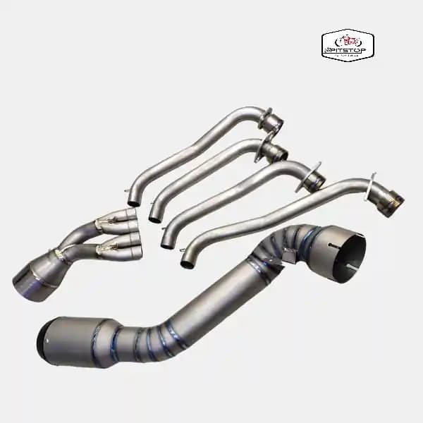 AR Full Exhaust System Modified Titanium Alloy Escape For Honda CBR650R CB650F With Muffler Slip-On