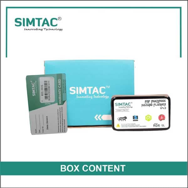 Switchless | TVS | Raider | 125 | Compatible | Simtac | PNP Hazard Flasher / Adapter / Module | RDR-SL